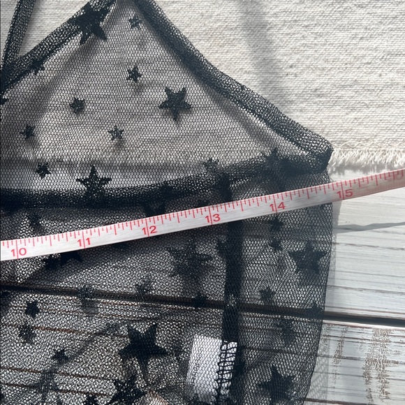 Noir Galaxy Sparkle Mesh Maxi Dress Cover Up - Picture 7 of 7